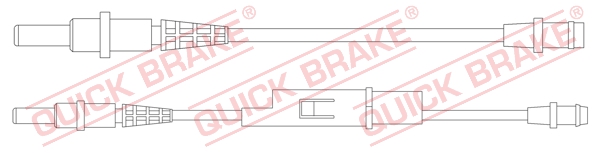 Czujnik zużycia klocka